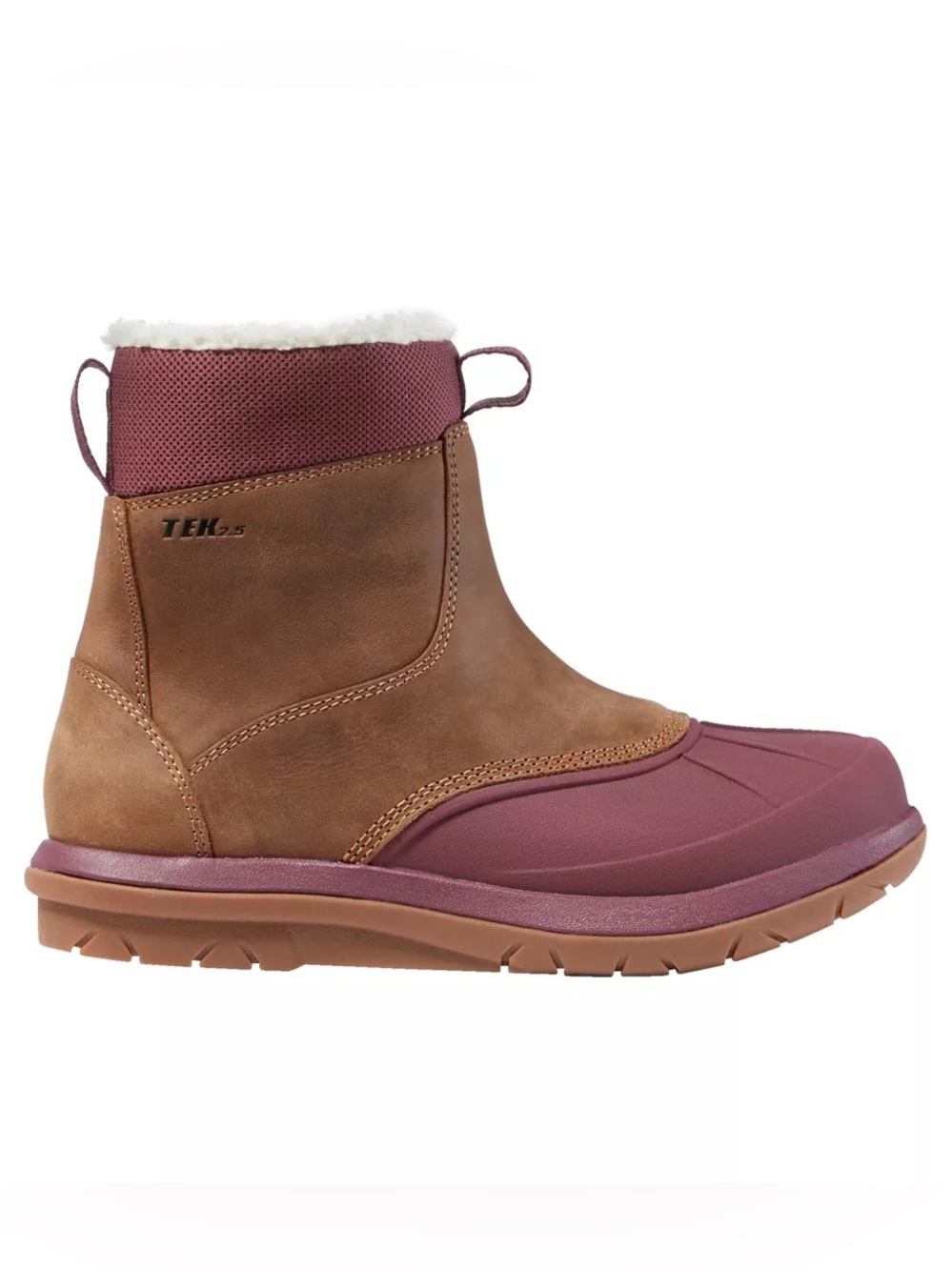 L.L. Bean Women's Storm Chaser waterproof Boots with Side Zip purple 8.5 women’s